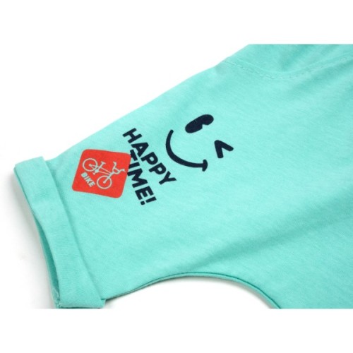 Набір дитячого одягу Miniworld зі смайлом (16740-74B-green)