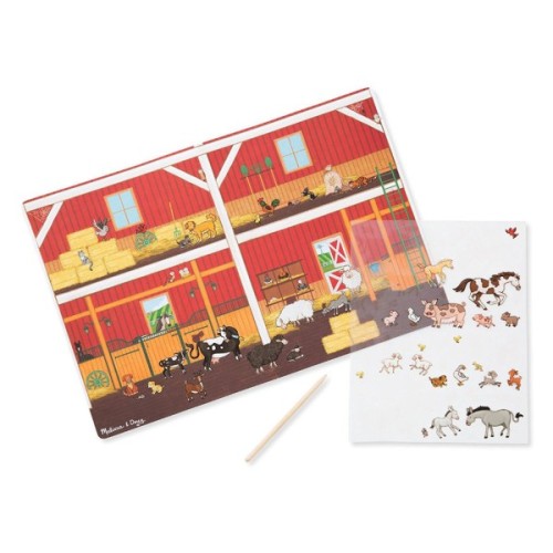 Набір для творчості Melissa&Doug Перевідні наліпки Ферма (MD9531)
