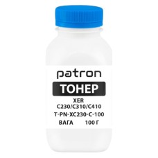 Тонер XER C230/C310/C410, 100 г, Cyan Patron (PN-XC230-C-100)