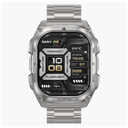 Смарт-годинник KOSPET TANK M4SE SILVER (6978602500638)