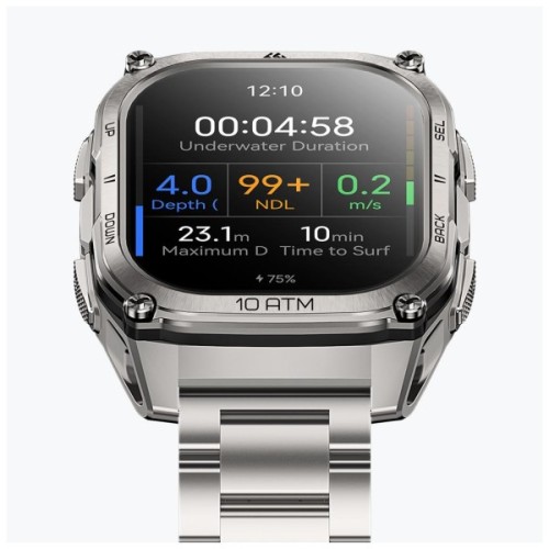 Смарт-годинник KOSPET TANK M4SE SILVER (6978602500638)