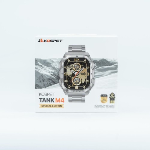 Смарт-годинник KOSPET TANK M4SE SILVER (6978602500638)