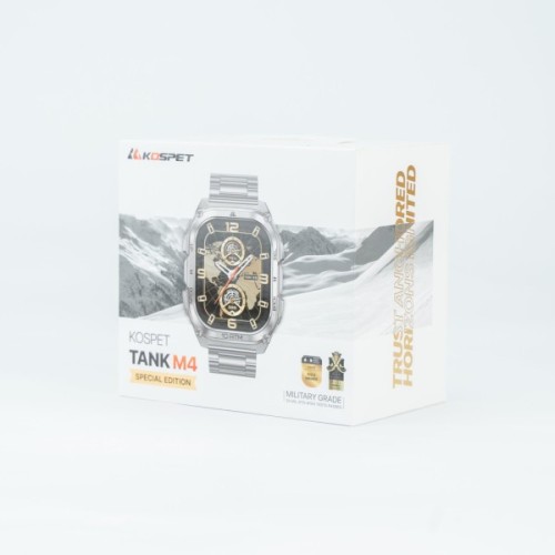 Смарт-годинник KOSPET TANK M4SE SILVER (6978602500638)