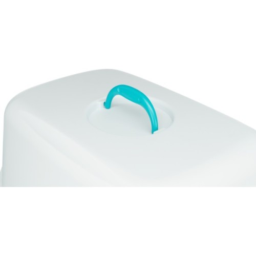 Туалет для котів Trixie Vico закритий (бірюзовий/білий) (4011905402758)