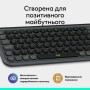 Клавіатура Logitech POP Icon Keys Bluetooth UA Graphite (920-013157)