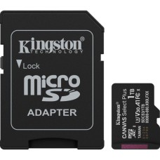 Карта пам'яті Kingston 1TB microSDXC class 10 UHS-I U3 V30 A1 Canvas Select Plus (SDCS3/1TB)