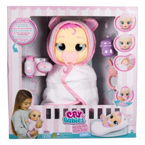 Лялька IMC Toys CRY BABIES Інтерактивна Плакса Новонароджена Коні (911284)