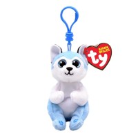 М'яка іграшка Ty брелок Beanie Bellies Хаскі Thunder 12 см (43105)