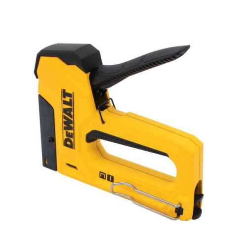 Степлер будівельний DeWALT Heavy Duty для скоб типу "G" 6-14мм, цвяхів типу "J" 12, 15мм. (DWHTTR350-0)