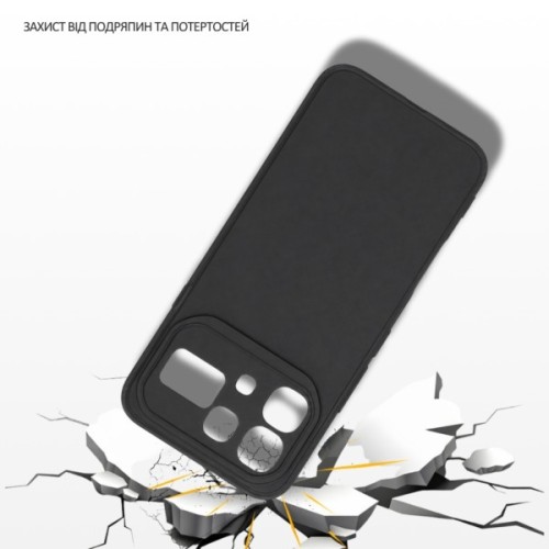 Чохол до мобільного телефона BeCover Silicone Infinix Note 60 Pro (X6878) Black (716045)