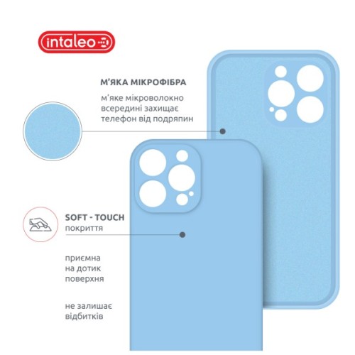 Чохол до мобільного телефона Intaleo SoftShell Apple iPhone 14 Pro Light Blue (1283126557750)