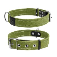 Нашийник для тварин Collar Брезент подвійний Ш 35 мм Д 51-63 см (6138)
