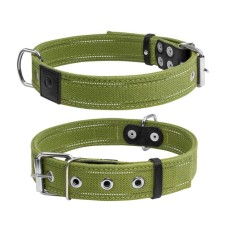 Нашийник для тварин Collar Брезент подвійний Ш 35 мм Д 51-63 см (6138)