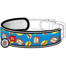 Ергономічні накладки на нашийник WAUDOG Nylon з QR-паспортом ВАУ M-XL 20-25 мм (2401-0087)