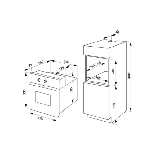Духова шафа Hansa BOEIS694097