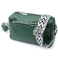 Сумка Vintage Шкіряна жіноча Зелена (22651)