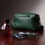 Сумка Vintage Шкіряна жіноча Зелена (22651)