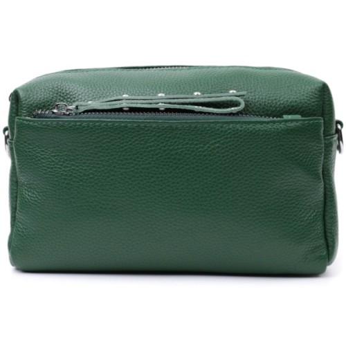 Сумка Vintage Шкіряна жіноча Зелена (22651)