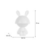 Нічник Kite Світильник LED з акумулятором Cute Bunny, білий (K25-316-1-1)