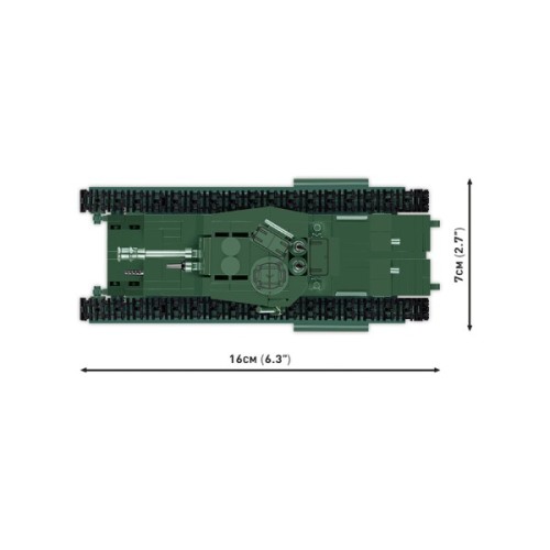 Конструктор Cobi Друга Світова Війна Танк Mk IV Черчилль (A22), 315 деталей (COBI-2717)