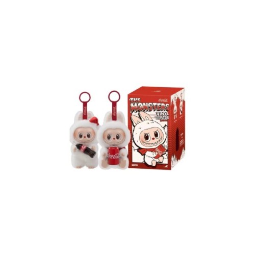 М'яка іграшка No Brand сюрприз Labubu + Coca Cola 17 см Mix color Затемнений пакет (YT42502)