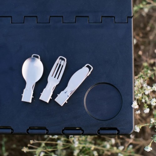 Набір туристичного посуду Tribe Compact Set сталевий (T-FC-0021-metal)