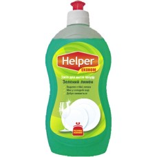 Засіб для ручного миття посуду Helper Зелений лимон 495 мл (4823019010534)