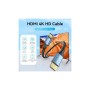 Кабель мультимедійний HDMI M to HDMI M 3.0m V2.0 4K60Hz aluminum alloy blue Vention (ALHSI)