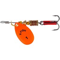 Блешня X-Fish Stark 2.5g 1 Nikel UV orange (1917.07.32)
