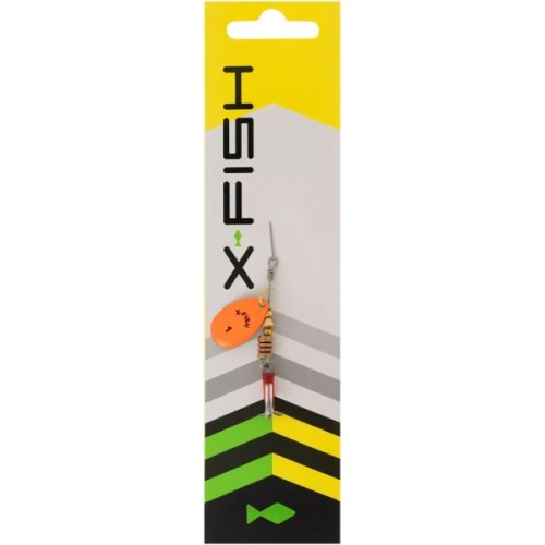 Блешня X-Fish Stark 2.5g 1 Nikel UV orange (1917.07.32)