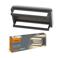 Світильник Videx WL01 12W 2800K-4000K-6000K Black (VL-WL01-12CSB)