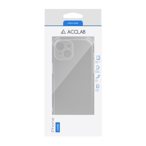 Чохол до мобільного телефона ACCLAB ShockProof Apple iPhone 14 Transparent (1283126553646)
