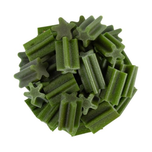 Ласощі для собак WAUDOG Treats Стоматологічна паличка зі смаком шпинату та ванілі 100 г (4454)