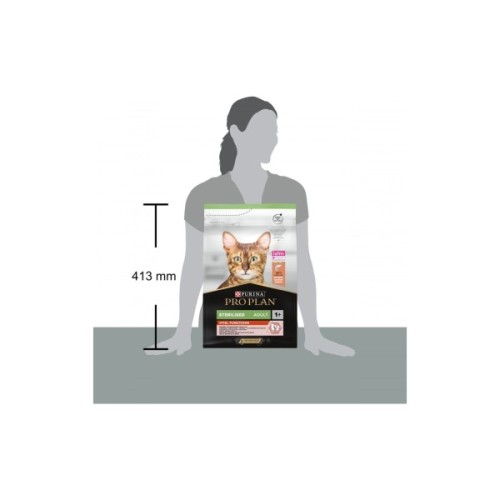 Сухий корм для кішок Purina Pro Plan Sterilised з лососем 3 кг (7613036517454)