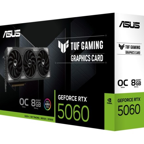 Відеокарта ASUS GeForce RTX5060 8Gb TUF GAMING OC (TUF-RTX5060-O8G-GAMING)