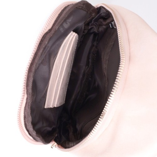 Сумка Vintage Компактна жіноча з однією лямкою через плече з гладкої екошкіри Рожева (22766)