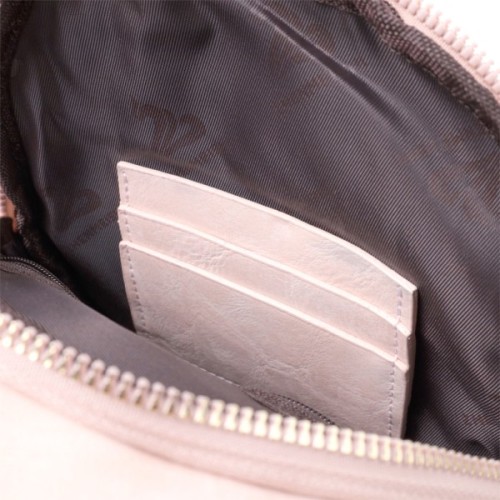 Сумка Vintage Компактна жіноча з однією лямкою через плече з гладкої екошкіри Рожева (22766)