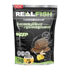 Прикормка Real Fish Silver Series Фідер Бісквіт-ваніль 1kg (809.00.41)