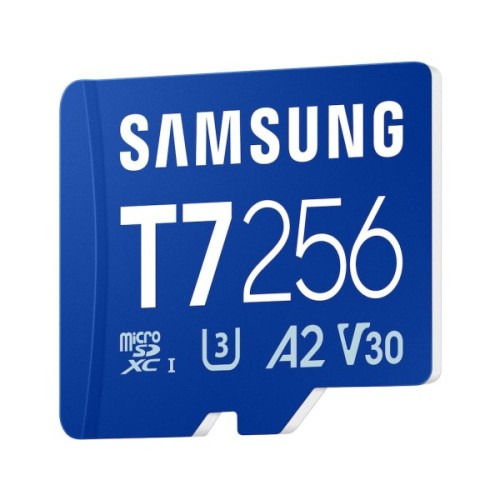 Карта пам'яті Samsung 256GB microSDXC class 10 UHS-I U3 V30 A2 T7 (MB-MB256T/WW)