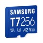 Карта пам'яті Samsung 256GB microSDXC class 10 UHS-I U3 V30 A2 T7 (MB-MB256T/WW)