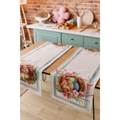 Доріжка на стіл Прованс гобеленова Велекодня Злагода 40х140 см (034171)