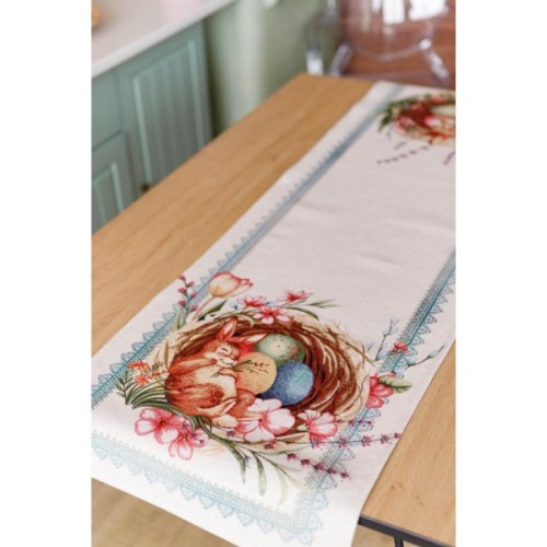 Доріжка на стіл Прованс гобеленова Велекодня Злагода 40х140 см (034171)