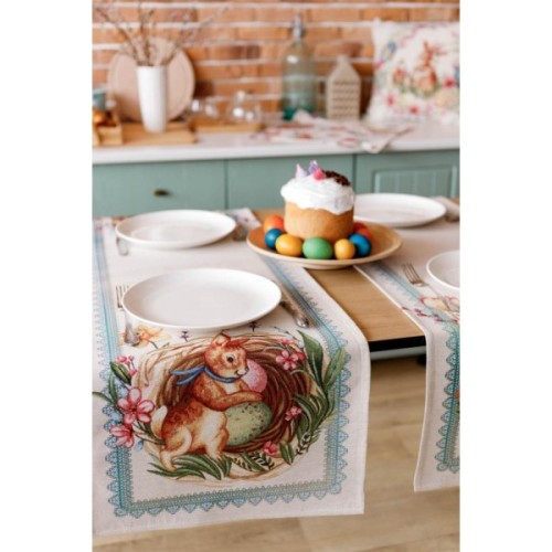 Доріжка на стіл Прованс гобеленова Велекодня Злагода 40х140 см (034171)