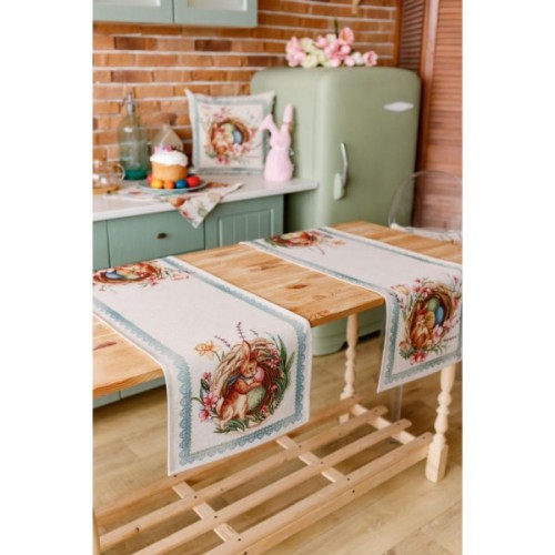 Доріжка на стіл Прованс гобеленова Велекодня Злагода 40х140 см (034171)