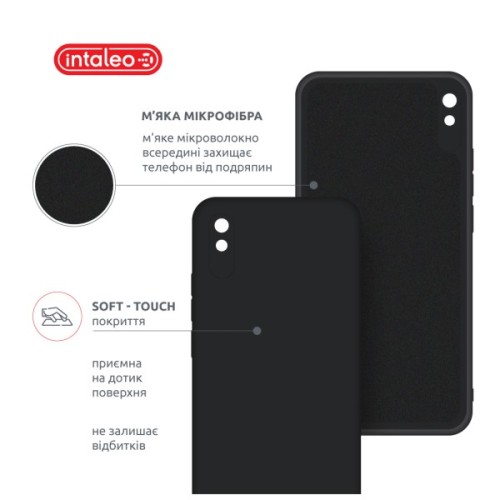 Чохол до мобільного телефона Intaleo Silicone Xiaomi Redmi 9A Black (1283126600821)