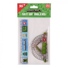 Лінійка Yes набір Minecraft (3 предмети) лінійка 15 см (370674)