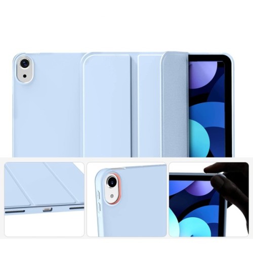 Чохол до планшета BeCover Tri Fold Soft TPU Silicone Apple iPad 10.9" 2022/24/11" 2025 Light Blue (708522)