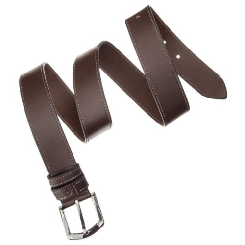 Ремінь Grande Pelle Джинсовий Коричневий (11158)