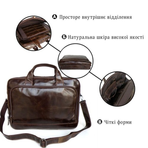 Сумка Vintage Коричнева (14152)