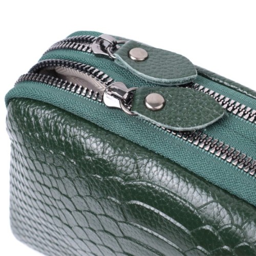 Сумка Vintage З натуральної шкіри Зелена (22802)